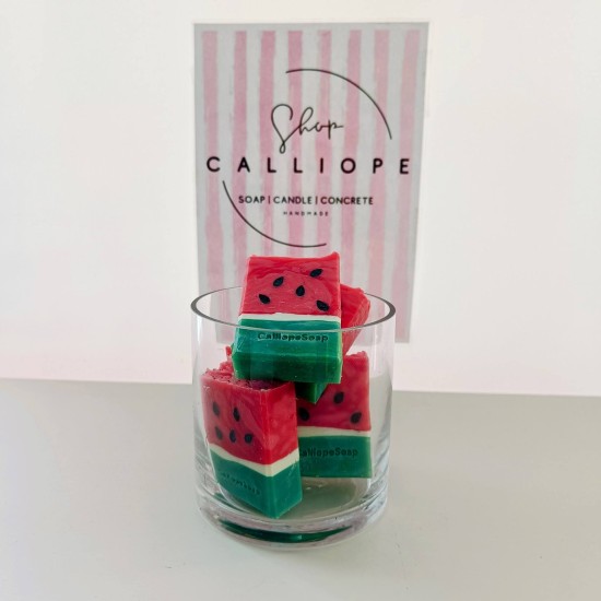 Καρπούζι σαπούνι, watermelon soap bar