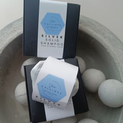 Silver solid shampoo Στερεό σαμπουάν για ξανθά μαλλιά