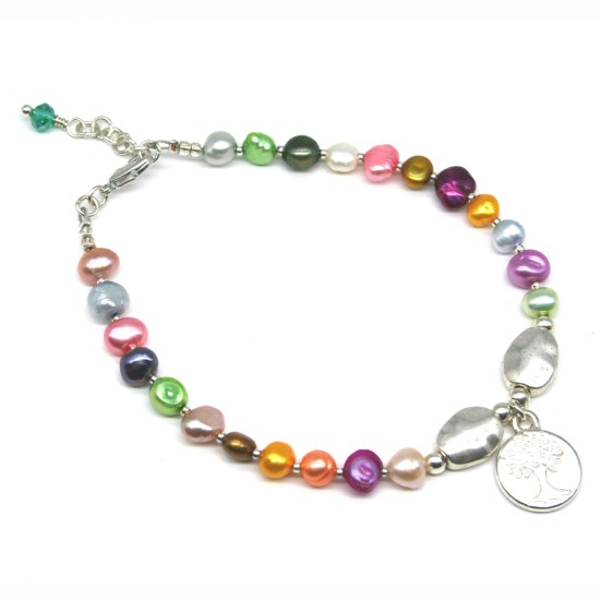 Βραχιόλι MULTI COLORS PEARLS