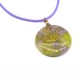 Κολιέ Charm Lime & Purple