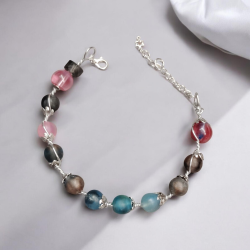 Βραχιόλι με πλέξη ατσάλι 