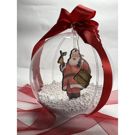 Christmas ball  santa claus