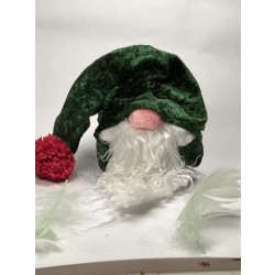 Mini green santa handmade 