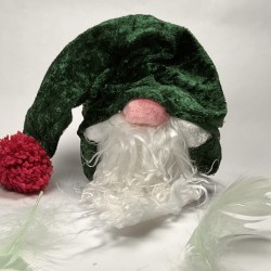 Mini green santa handmade 