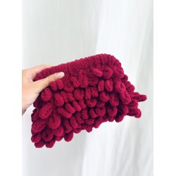 PUFFY BAG – DARK RED