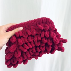 PUFFY BAG – DARK RED