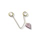 PINK HEART EARRINGS