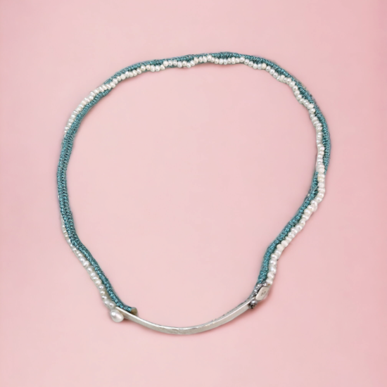 KNIT CHOKER BLUEWATER